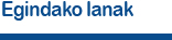 Egindako lanak