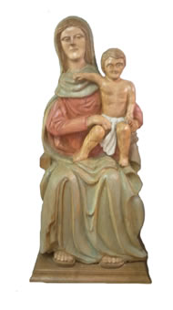 Virgen sentada con ni�o