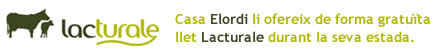 Casa Elordi li ofereix de forma gratuta llet Lacturale durant la seva estada.